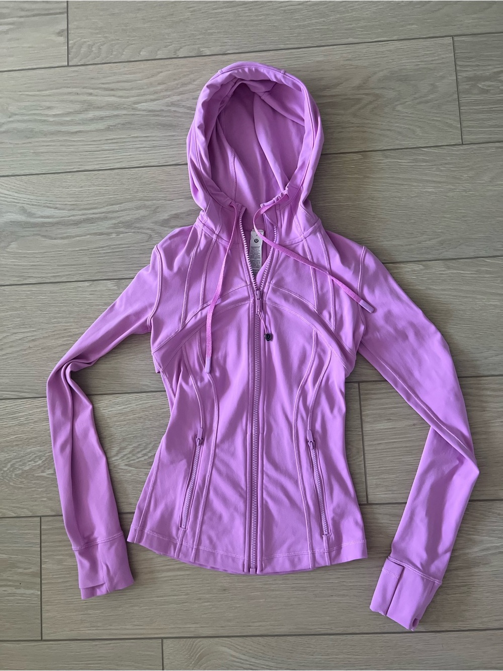 Lululemon define hooded jacket dahlia mauve size 0